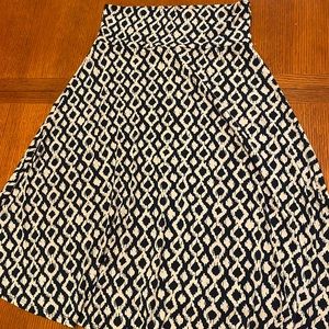 LuLaRoe Azore Skirt Medium Black and Tan